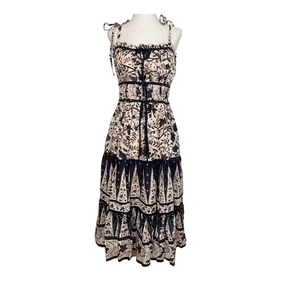 Ulla Johnson Dresses & Skirts - Ulla Johnson Indah Shirred Midi Sleeveless Dress